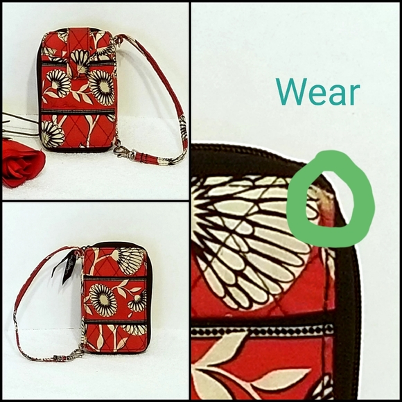 Vera Bradley Deco Daisy Hipster & Wristlet Set - Picture 7 of 7